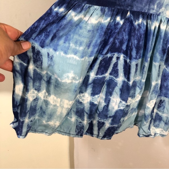 Beach Lunch Lounge Coley Tie Dye Sleeveless Lightweight Sundress with Tie String - Picture 8 of 14